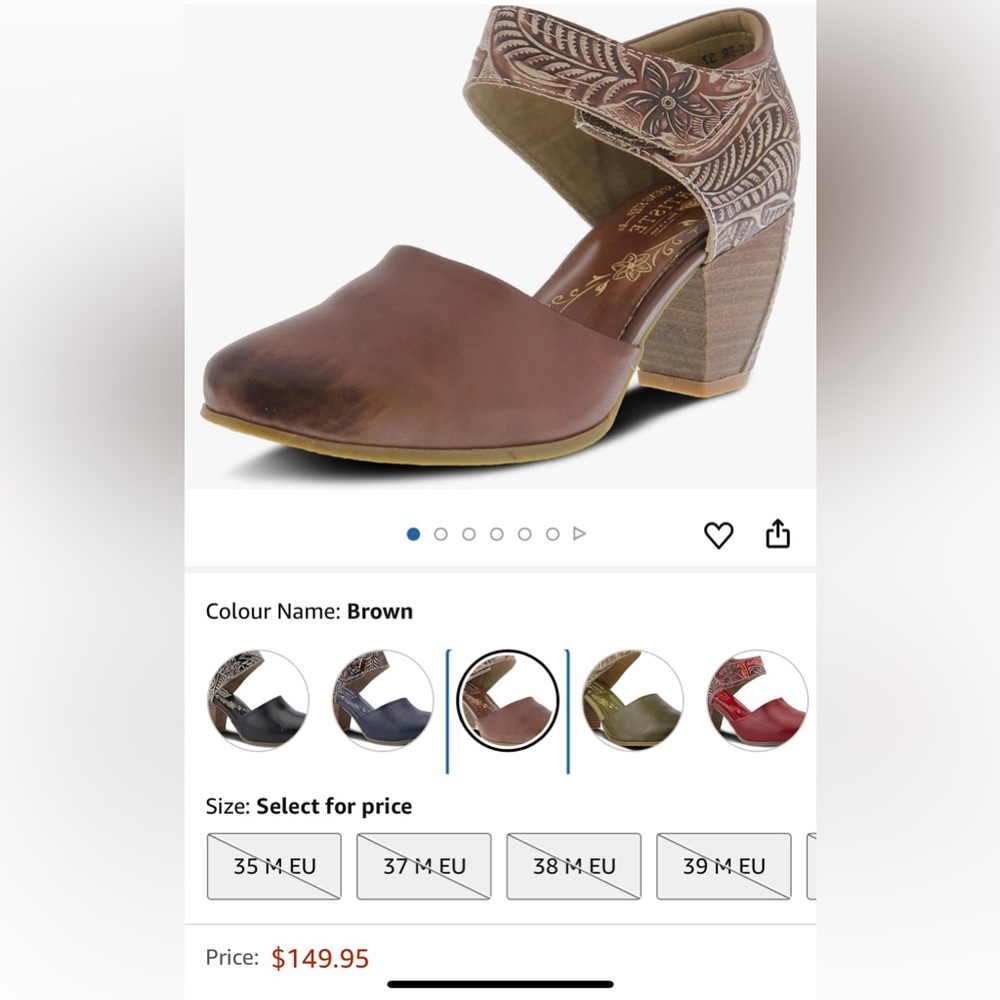 LArtiste Toolie  Elegant Brown Women's Shoes